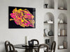 The Harmony of Yellow and Pink Glass Wall Art by Insigneart USA