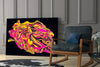 The Harmony of Yellow and Pink Glass Wall Art by Insigneart USA