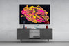 The Harmony of Yellow and Pink Glass Wall Art by Insigneart USA