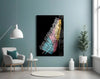 Colorful Fern Glass Wall Art by Insigneart USA