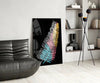 Colorful Fern Glass Wall Art by Insigneart USA