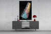 Colorful Fern Glass Wall Art by Insigneart USA