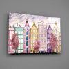Fairy Tale City Glass Wall Art by Insigneart USA