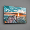 Sunset Glass Wall Art by Insigneart USA