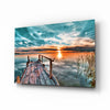 Sunset Glass Wall Art by Insigneart USA