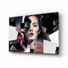 Effect Woman Glass Wall Art by Insigneart USA