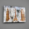 Famous Towers Glass Wall Art by Insigneart USA