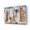 Famous Towers Glass Wall Art by Insigneart USA