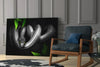 Snake Glass Wall Art by Insigneart USA