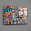 Shh Woman Glass Wall Art by Insigneart USA