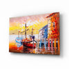 Illustration Ships Glass Wall Art by Insigneart USA
