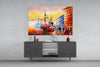 Illustration Ships Glass Wall Art by Insigneart USA