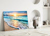 Sunset Glass Wall Art by Insigneart USA