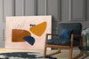 Abstract Brown Glass Wall Art by Insigneart USA