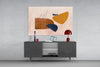 Abstract Brown Glass Wall Art by Insigneart USA