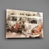 Vosvos Minibus Glass Wall Art by Insigneart USA