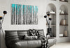 Blue Forest Glass Wall Art by Insigneart USA