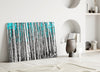 Blue Forest Glass Wall Art by Insigneart USA