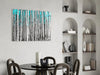 Blue Forest Glass Wall Art by Insigneart USA
