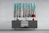 Blue Forest Glass Wall Art by Insigneart USA