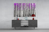 Pink Forest Glass Wall Art by Insigneart USA