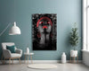 Woman and Red Glass Wall Art by Insigneart USA