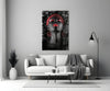 Woman and Red Glass Wall Art by Insigneart USA