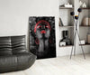 Woman and Red Glass Wall Art by Insigneart USA