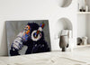 Thinking Monkey Glass Wall Art by Insigneart USA