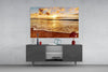 Sunset Glass Wall Art by Insigneart USA