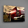 Red Chevrolet Glass Wall Art by Insigneart USA