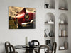 Red Chevrolet Glass Wall Art by Insigneart USA