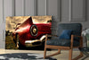 Red Chevrolet Glass Wall Art by Insigneart USA