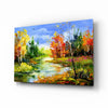 Colorful Autumn Glass Wall Art by Insigneart USA