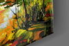 Colorful Autumn Glass Wall Art by Insigneart USA