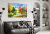 Colorful Autumn Glass Wall Art by Insigneart USA