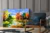 Colorful Autumn Glass Wall Art by Insigneart USA