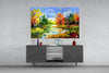 Colorful Autumn Glass Wall Art by Insigneart USA