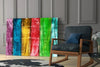 Colored Wood Glass Wall Art by Insigneart USA