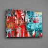 Abstract Reflection Glass Wall Art by Insigneart USA