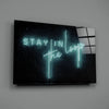 “Stay in the Loop” Glass Wall Art by Insigneart USA