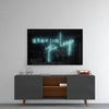 “Stay in the Loop” Glass Wall Art by Insigneart USA