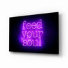 “Feed Your Soul” Glass Wall Art by Insigneart USA