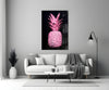 Pink Pineapple Glass Wall Art by Insigneart USA