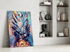 Colored Pineapple Glass Wall Art by Insigneart USA