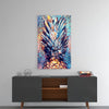 Colored Pineapple Glass Wall Art by Insigneart USA