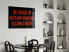 “No drugs” Glass Wall Art by Insigneart USA