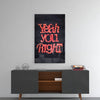 “Yeah you right” Glass Wall Art by Insigneart USA