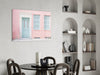 Pink House Glass Wall Art by Insigneart USA