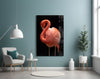 Flamingo Glass Wall Art by Insigneart USA